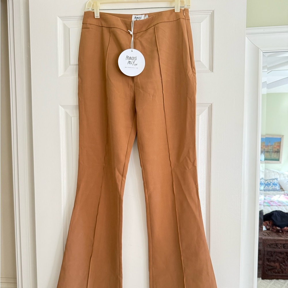 princess polly tan slacks NWT